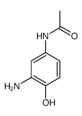 N-(3-amino-4-hydroxyphenyl)acetamide结构式