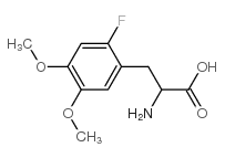 6-Fluoro DL-DOPA Hydrobromide Salt结构式