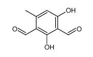 2,4-Dihydroxy-6-methyl-1,3-benzenedicarbaldehyde结构式