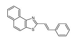 2-(2-phenylethenyl)benzo[e][1,3]benzothiazole结构式