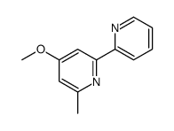 4-methoxy-2-methyl-6-pyridin-2-ylpyridine结构式