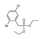 Diethyl (2-bromo-5-chlorobenzyl)phosphonate结构式