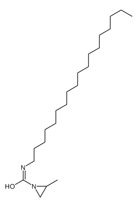 2-methyl-N-octadecylaziridine-1-carboxamide结构式