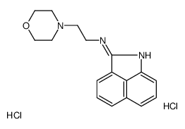 N-(2-morpholin-4-ylethyl)benzo[cd]indol-2-amine,dihydrochloride结构式