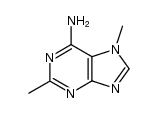 2,7-dimethyl-7H-purin-6-ylamine结构式