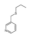 3-(propylsulfanylmethyl)pyridine结构式