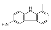 1-methyl-9H-pyrido[3,4-b]indol-6-amine结构式