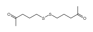 5,5'-disulfanediylbis(pentan-2-one)结构式