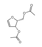 3,5-di-O-acetyl-1,4-anhydro-2-deoxy-D-threo-pent-1-enitol结构式