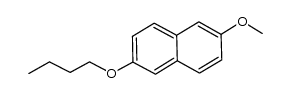 2-n-butoxy-6-methoxynaphthalene结构式