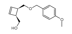 cis-4-[[(4-methoxyphenyl)methoxy]methyl]-2-cyclobutene-1-methanol结构式