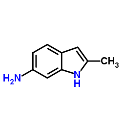(9ci)-2-甲基-1H-吲哚-6-胺结构式