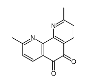 2,9-二甲基-1,10-菲啰啉-5,6-二酮结构式
