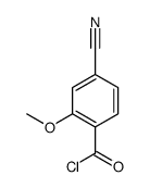 Benzoyl chloride, 4-cyano-2-methoxy- (9CI)结构式