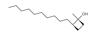 (1R,2R)-2-decyl-1-methylcyclobutanol结构式