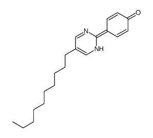 4-(5-decyl-1H-pyrimidin-2-ylidene)cyclohexa-2,5-dien-1-one结构式