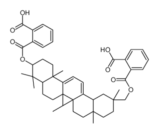 18-olean-9(11),12-diene-3,30-diol dihemiphthalate结构式