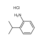 2-isopropyl-aniline, hydrochloride结构式