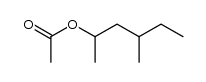 2-acetoxy-4-methyl-hexane结构式