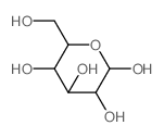 D-吡喃葡萄糖结构式