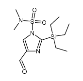 1-(N,N-dimethylsulfamoyl)-2-(triethylsilyl)imidazole-4-carbaldehyde结构式