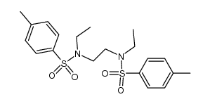 N,N-diethyl-N,N'-ethanediyl-bis-toluene-4-sulfonamide结构式