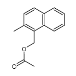 (2-methylnaphthalen-1-yl)methyl acetate结构式