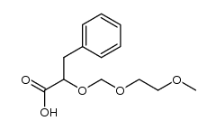 2-((2-methoxyethoxy)methoxy)-3-phenylpropanoic acid结构式