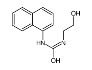 1-(2-hydroxyethyl)-3-naphthalen-1-ylurea结构式