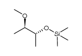 (((2R,3R)-3-methoxybutan-2-yl)oxy)trimethylsilane结构式