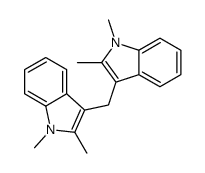 3-[(1,2-dimethylindol-3-yl)methyl]-1,2-dimethylindole结构式