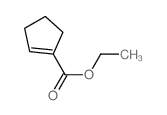 1-环戊烯-1-甲酸乙酯结构式