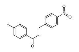 1-(4-methylphenyl)-3-(4-nitrophenyl)prop-2-en-1-one结构式