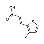 3-(3-methylthiophen-2-yl)prop-2-enoic acid结构式
