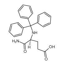 N2-trityl-L-isoglutamine结构式
