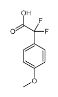 2,2-difluoro-2-(4-methoxyphenyl)acetic acid结构式