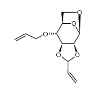 (3aS,4R,7R,8R,8aS)-8-(allyloxy)-2-vinylhexahydro-4,7-epoxy[1,3]dioxolo[4,5-c]oxepine结构式