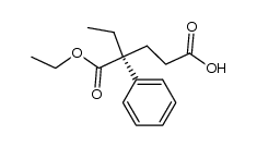 (R)-2-Phenyl-2-ethylglutaric acid结构式