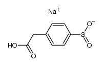sodium 4-(carboxymethyl)benzenesulfinate结构式
