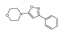 4-(3-phenyl-1,2-oxazol-5-yl)morpholine结构式