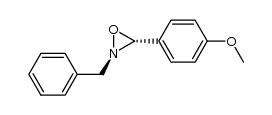 (E)-2-benzyl-3-(4-methoxyphenyl)oxoaziridine结构式