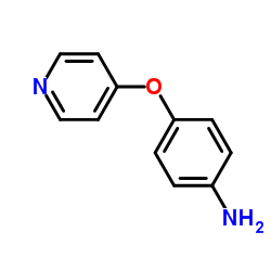 4-(4-氨基苯氧基)吡啶结构式