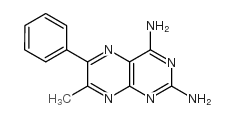 Pteridine, 2,4-diamino-7-methyl-6-phenyl-结构式