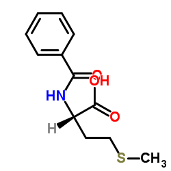 Bz-L-Met-OH结构式