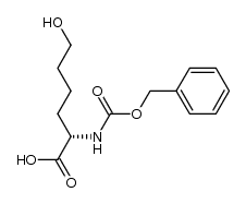 2(S)-2-(benzyloxycarbonylamino)-6-hydroxyhexanoic acid结构式