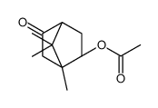 [(1S,4S,5R)-4,7,7-trimethyl-2-oxo-5-bicyclo[2.2.1]heptanyl] acetate结构式
