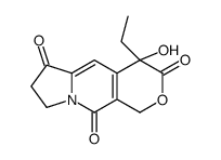4-乙基-7,8-二氢-4-羟基-1H-吡喃并[3,4-f]吲嗪-3,6,10(4H)-三酮结构式