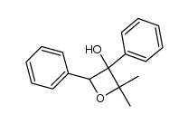 2,2-dimethyl-3,4-diphenyloxetan-3-ol结构式