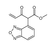BUTANOIC ACID, 2-(2,1,3-BENZOXADIAZOL-4-YLMETHYLENE)-3-OXO-, METHYL ESTER结构式