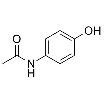 对乙酰氨基苯酚结构式